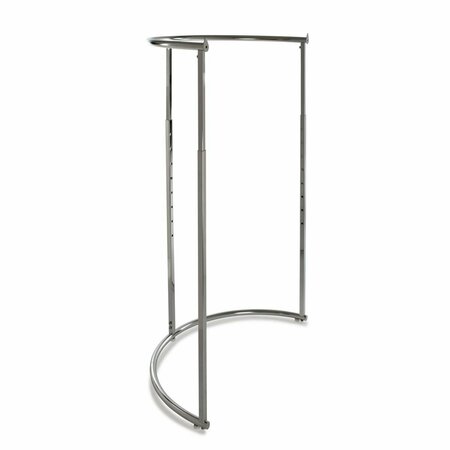 LUGGAGE LOADER 43 in. Dia. Half-Round Rack - Chrome LU2959468